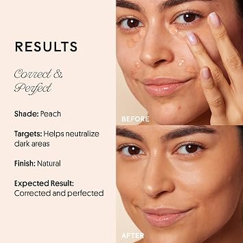Winky Lux Peeper Perfect Under Eye Concealer (Light) and Winky Lux Peeper Correct Peach Color Corrector