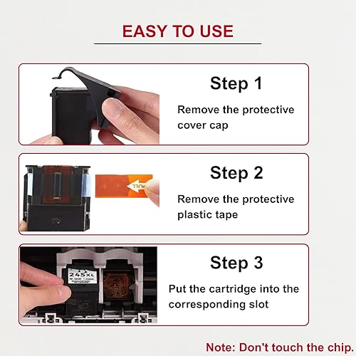 Miniatura 5 de VLOVEINK 245 PG-245XL Negro Reemplazo para Cartucho de Tinta Canon 245XL Compatible con Canon MX490 MG2522 TR4520 MX492 TS3320 iP2820 MG2420 TS3120