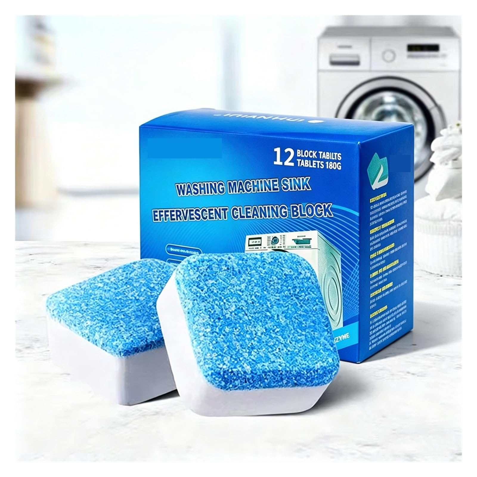 washing machine cleaner tablets Brausetabletten for Waschmaschinenreiniger(24pcs-2 box)