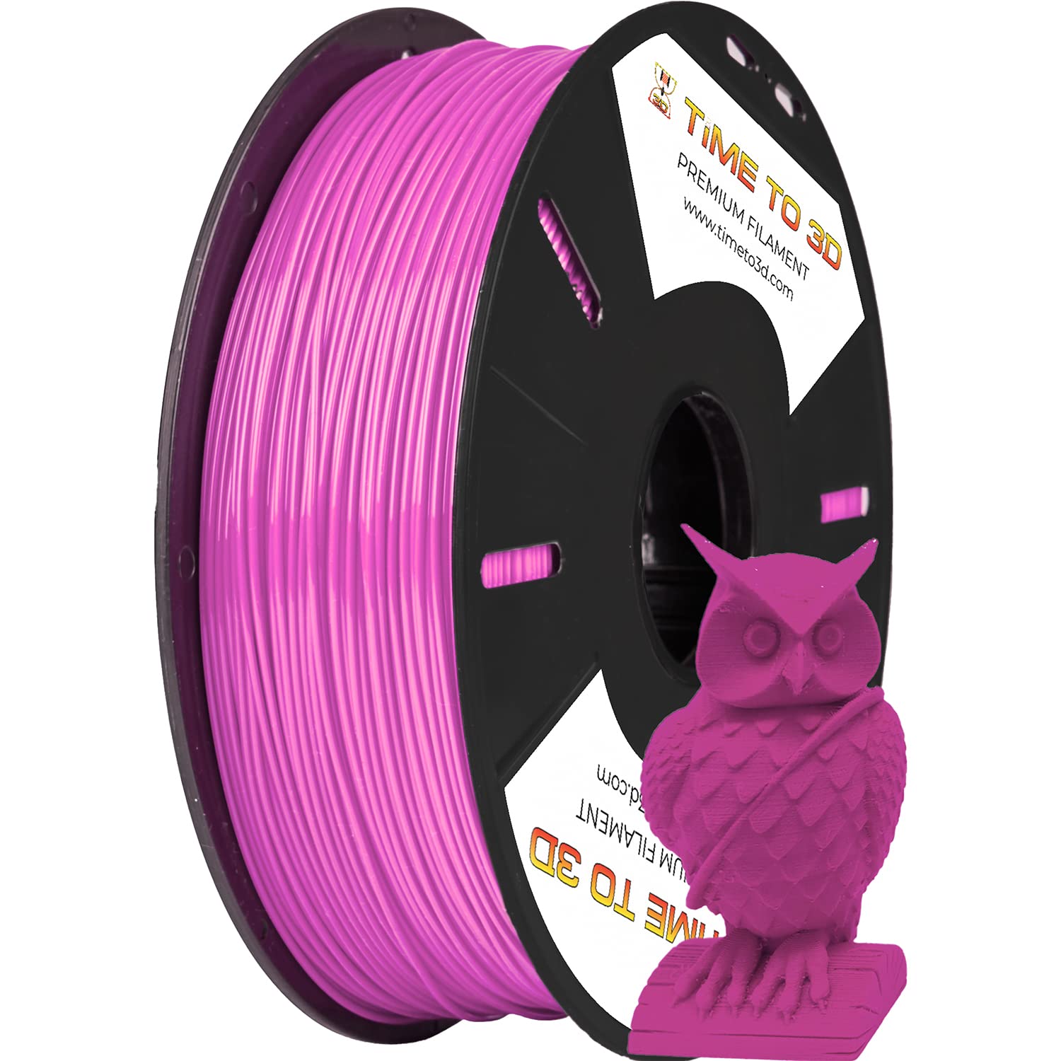 Time To 3D Pink PLA+ 3D Printer Filament - 1.75mm, 1Kg Net Filament | Made in India | Dimensional Accuracy +/- 0.03 mm | Compatible with All FDM 3D Printers-image-4