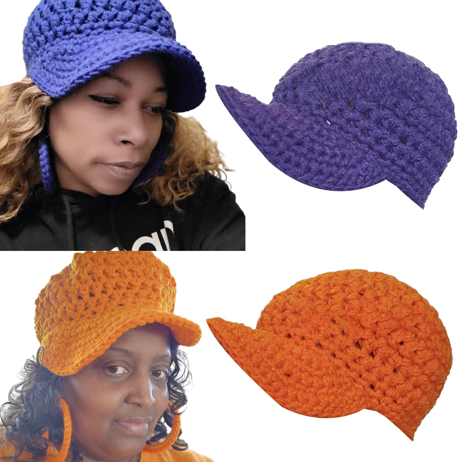 Berretto da Baseball Unisex Design all ' Uncinetto Cappello Traspirante e Resistente per la Estate Cappello da Ciclismo con Visiera Regolabile per Adulti all ' Aperto Cappelli per da