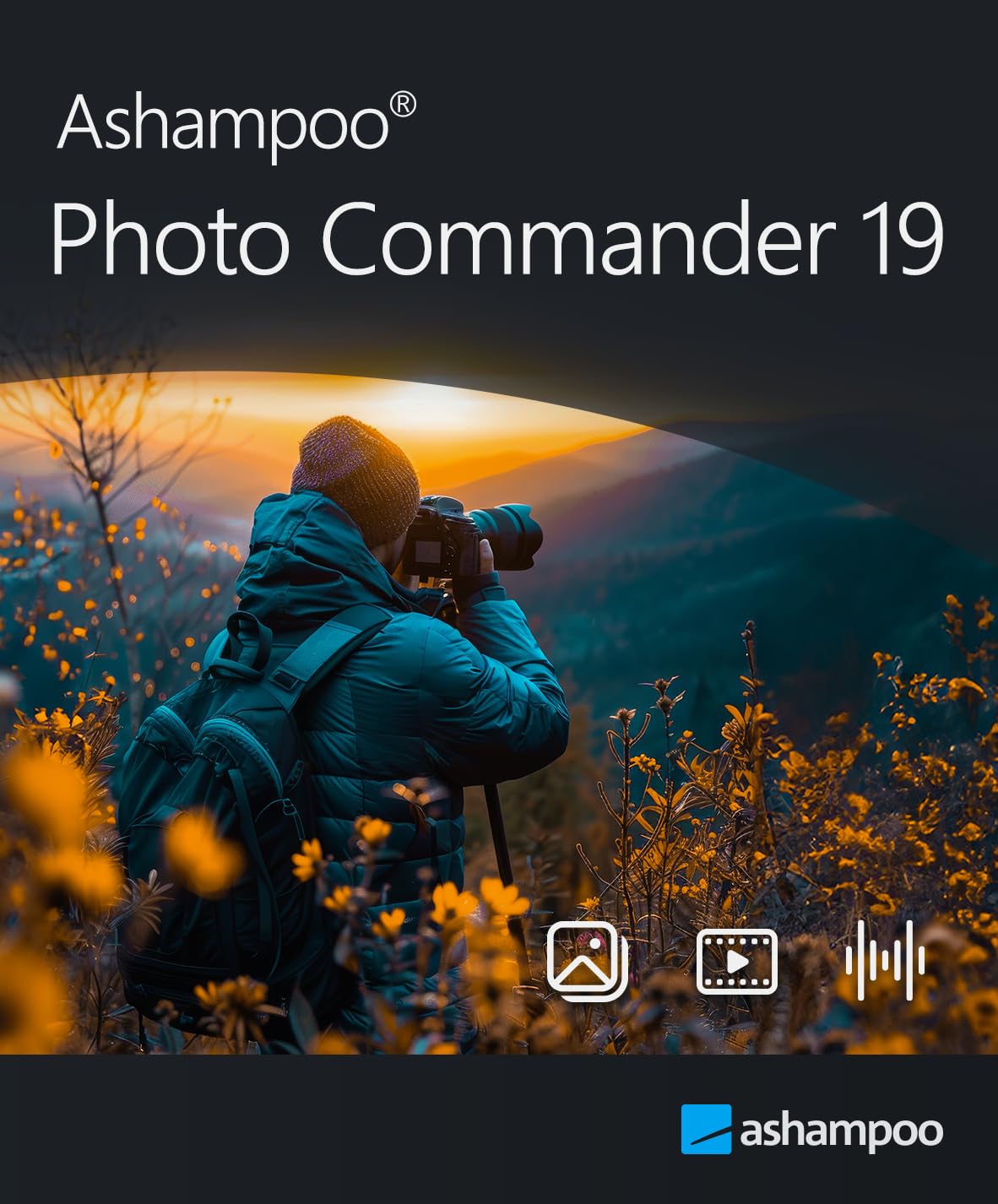 Ashampoo Photo Commander 19 – Bildbearbeitungsprogramm, Fotos verwalten, bearbeiten, organisieren & präsentieren | 1 Gerät | 1 Benutzer | PC Aktivierungscode per Product Key Card