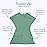 SleepingBaby Zipadee-Zip Transition Swaddle - Cozy Baby Swaddle Blanket with Zipper Convenience - Roomy Wearable Blanket for Easy Diaper Changes - Basil, Small (4-8 Month)