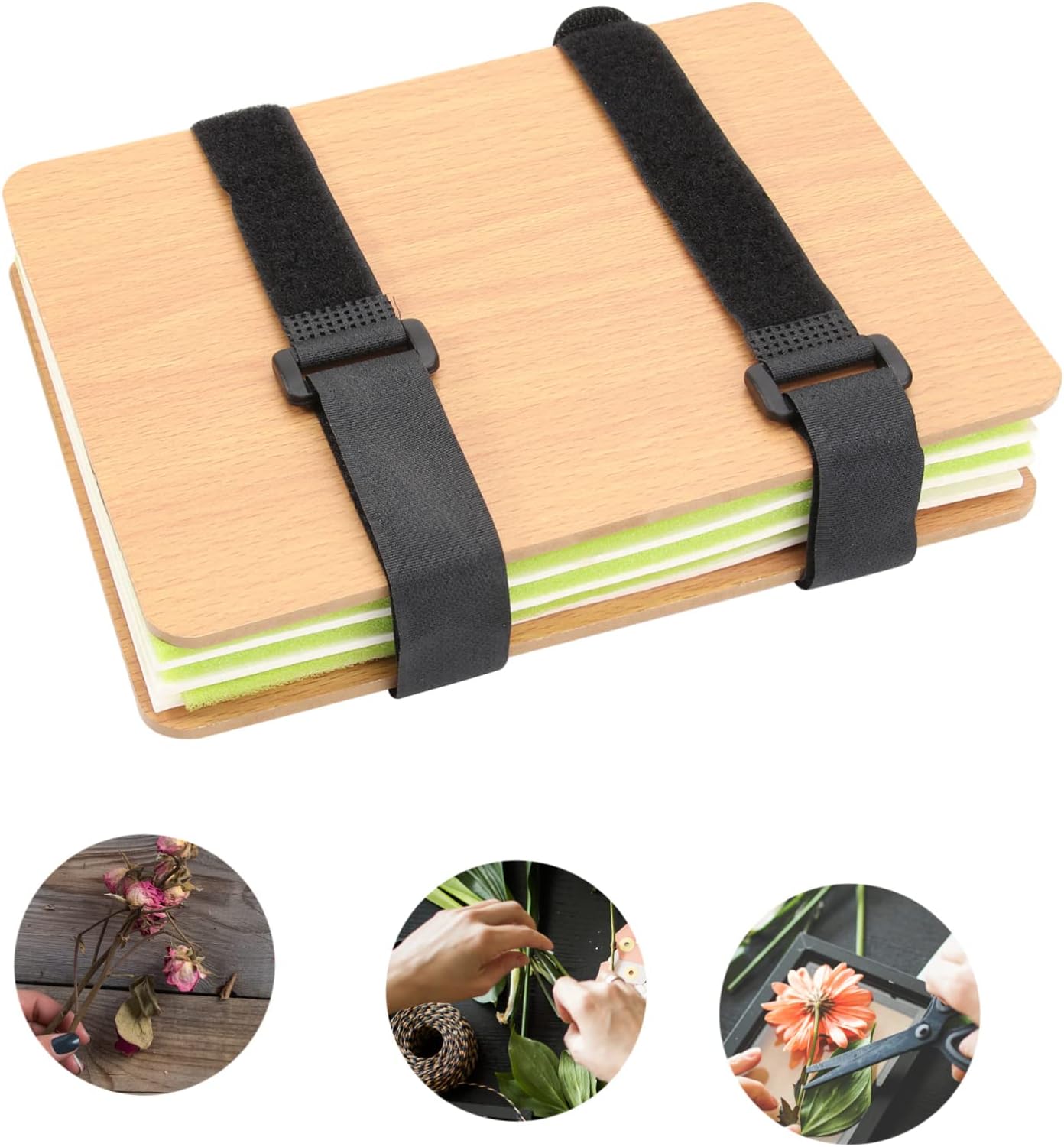 PLAFOPE Plant Leaf Press Set for DIY Craft 1 Set Flower Press Kit Flower and Leaf Preservation Tools for Making Dried Plant Specimens and Botanical Art