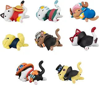 MEGA CAT PROJECT ワンピース ニャンピースニャーン！ペタリ！ 8個入りBOX