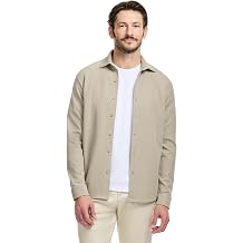 SAKS Fifth Avenue Mens Long Sleeve Textured Pique Button Down