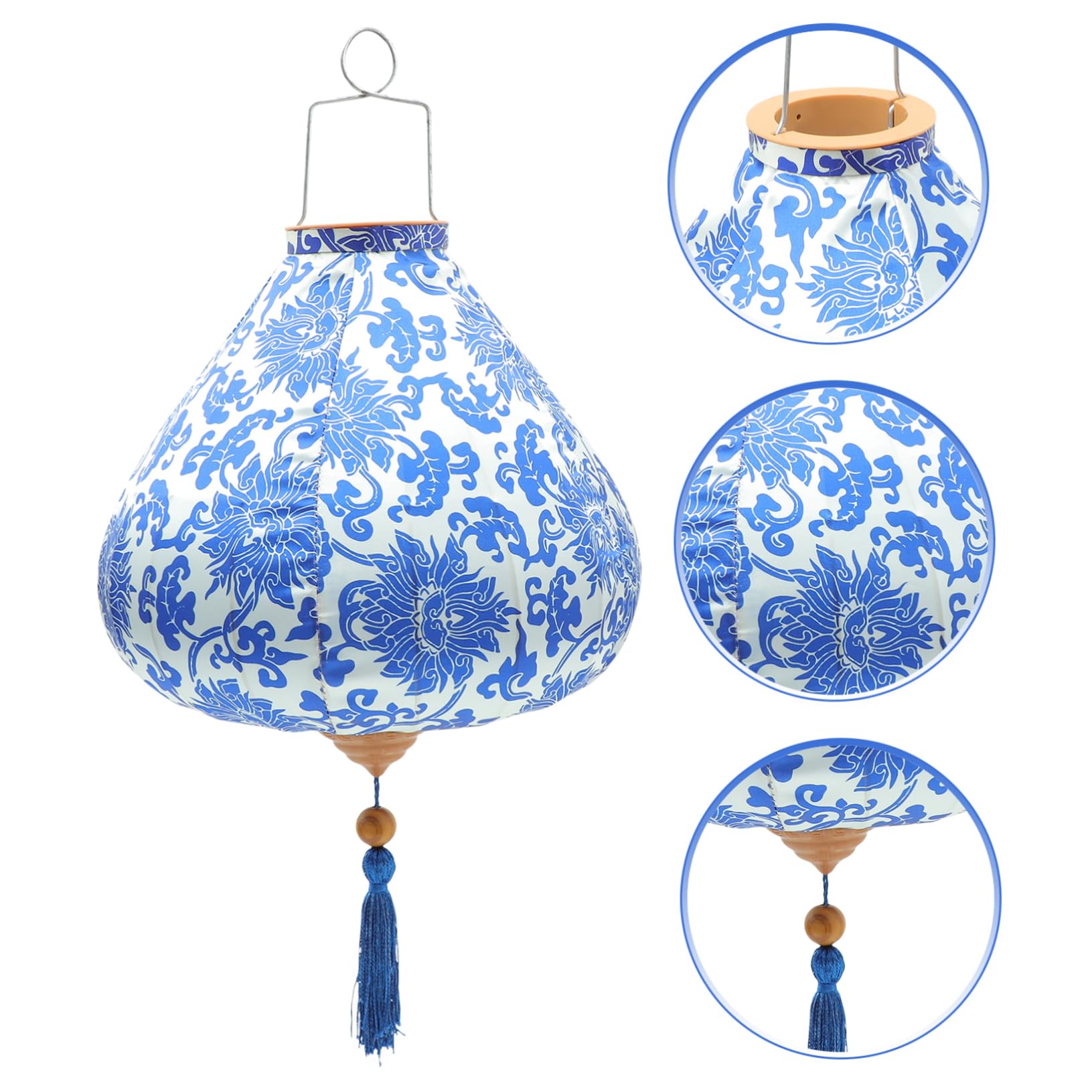 Lanterna Decorativa Sospesa Stile Cinese, 1 Pezzo, Seta