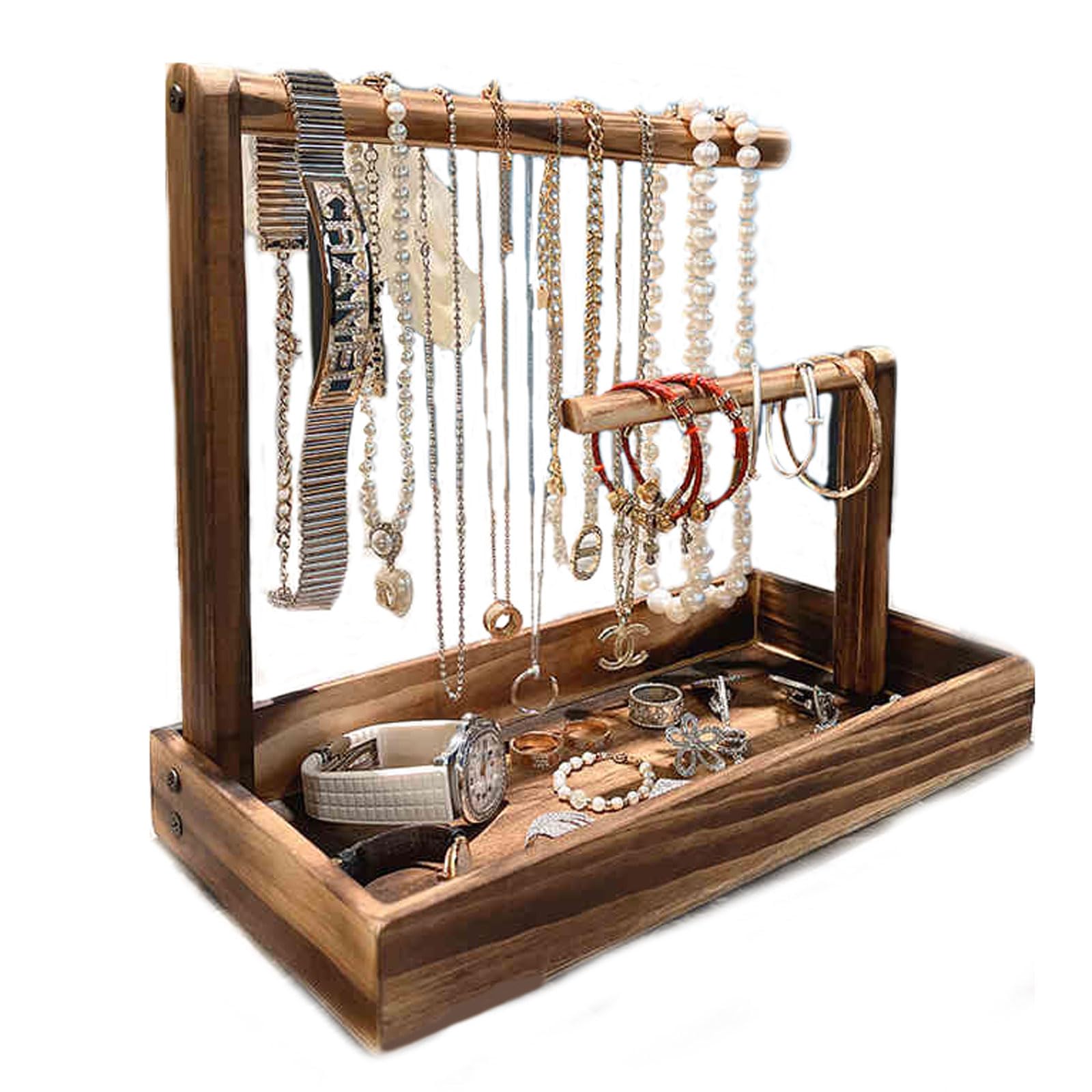 Onxyrbyte Jewelry Display Stand,Organiser Bracelet Holder,Organizer Bracelet Display Stand,Bracelet Organizer Display Stand,Wooden Bracelet Stand,For Jewelry Bracelet Watch Display