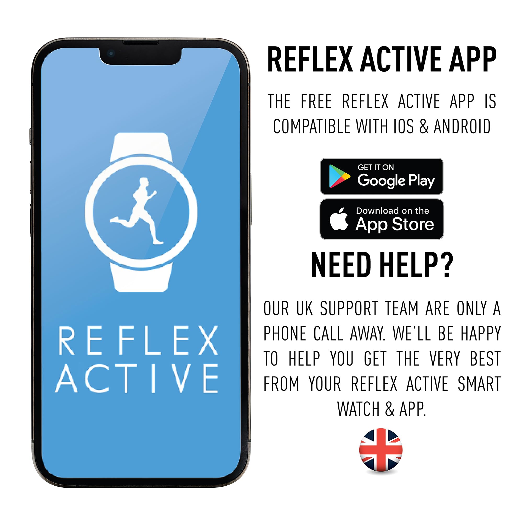 Reflex Active Montre Intelligente de Suivi de Fitness Series 12, Rouge, Bracelet Rouge