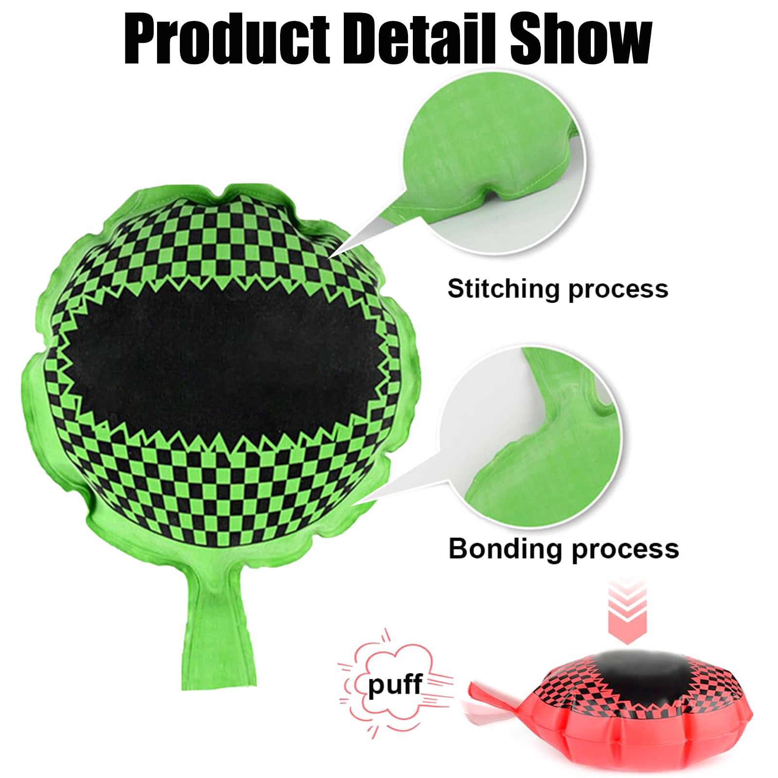 Coussin Péteur En Forme De Caca - 2 Pièces (vert + Rouge), Jouet De Farce Réutilisable Et Sans Odeur