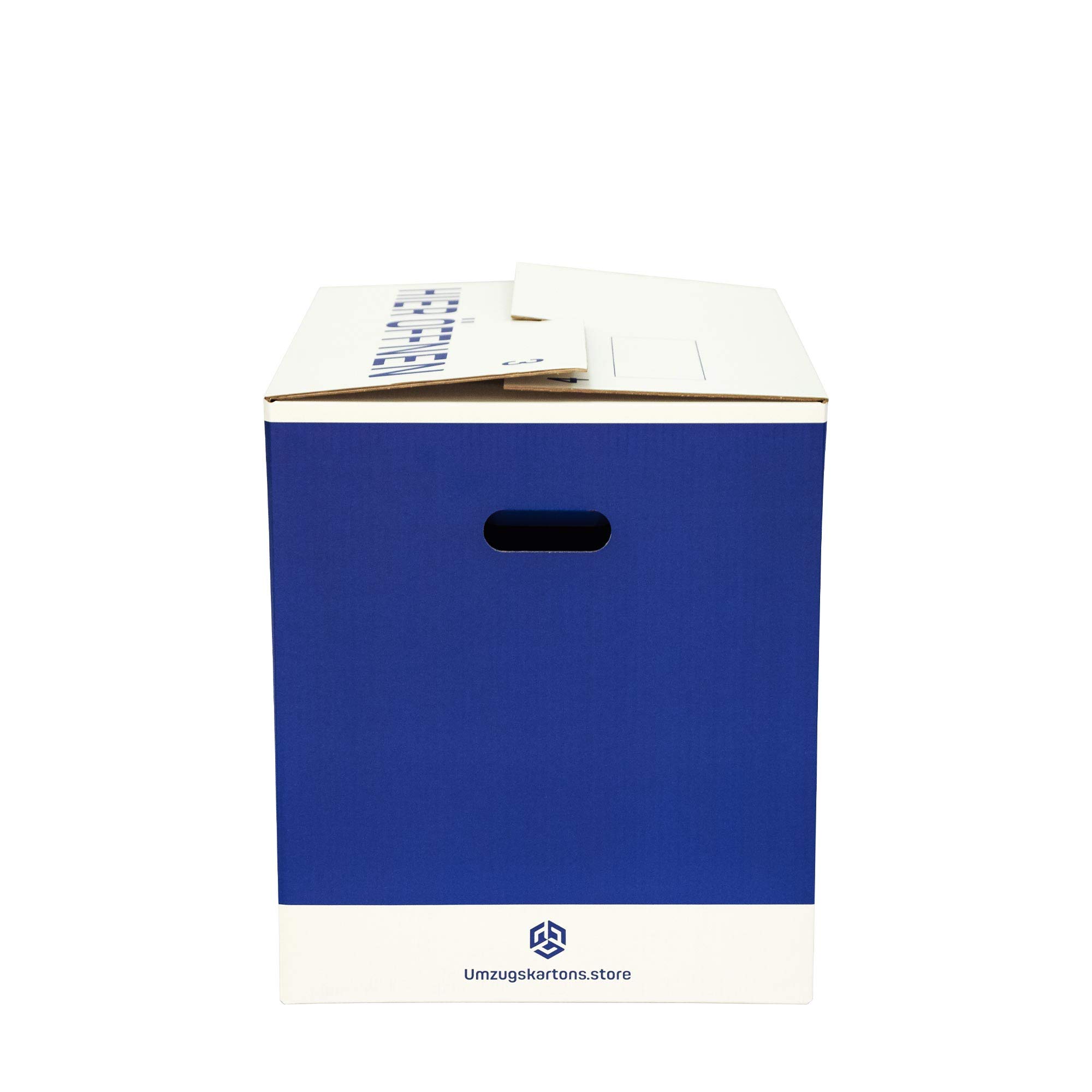 XL Umzugskartons Professionell - 10 Stck. - 96 Liter - Entfaltet sich Automatisch - Selbstschließend - Doppel Wellpappe - Extra fester