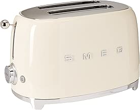 Smeg TSF01CRUS 50's Retro Style Aesthetic 2 Slice Toaster, Cream - coolthings.us