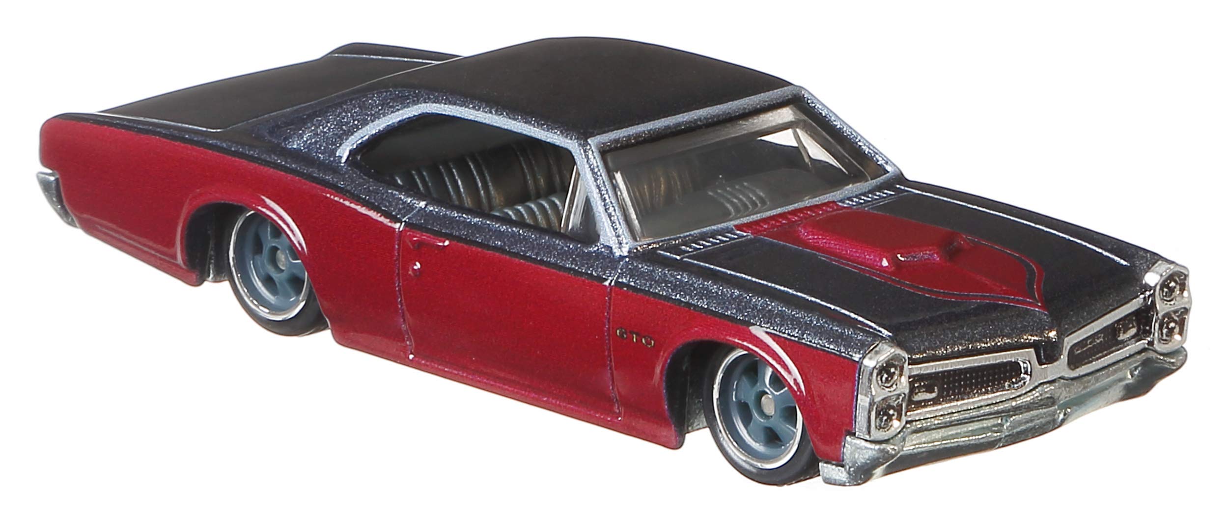 Mattel Hot Wheels Boulevard '66 Pontiac GTO, red/Gray top : Amazon