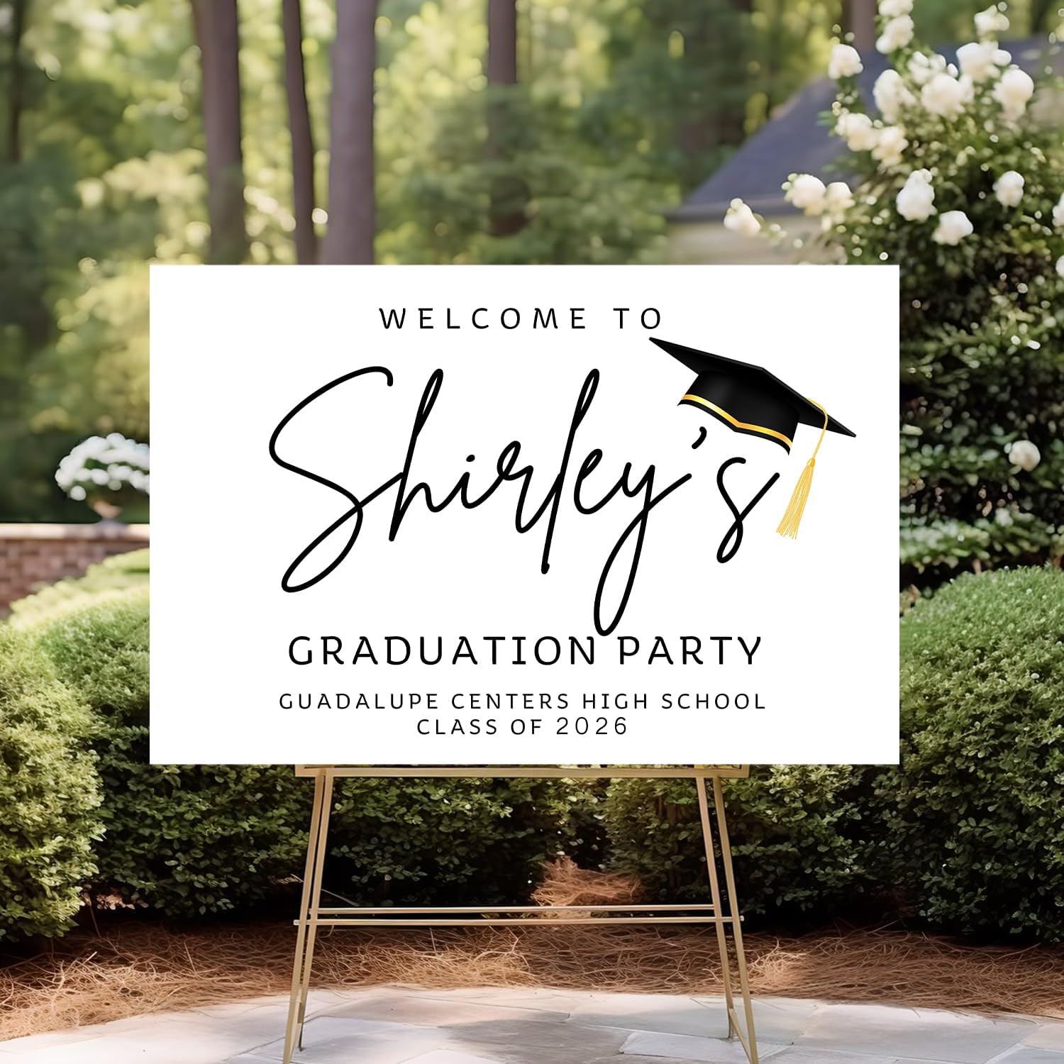 Personalized Graduation Party Welcome Sign Graduation, Graduation Yard Signs, Graduation Decor 2026, Welcome Congratulations Celebration, High School College Graduation 2026