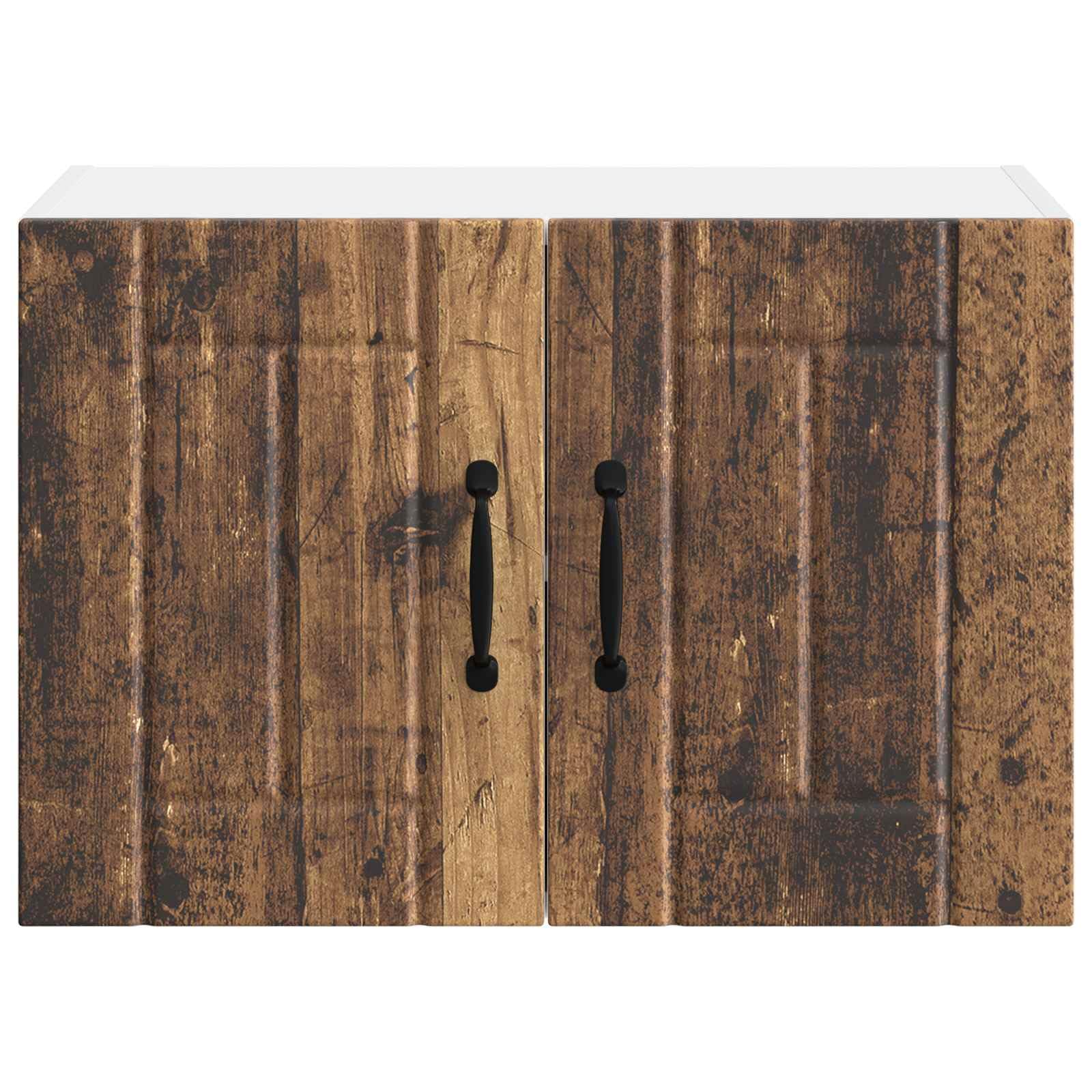 Wandschrank Lucca Küchenschrank in Altholz-Optik, Hängeschrank aus Holzwerkstoff mit 2 Türen und 2 Regalböden, Modernes Design für Küche und Wohnbereich, 60 x 31 x 40 cm