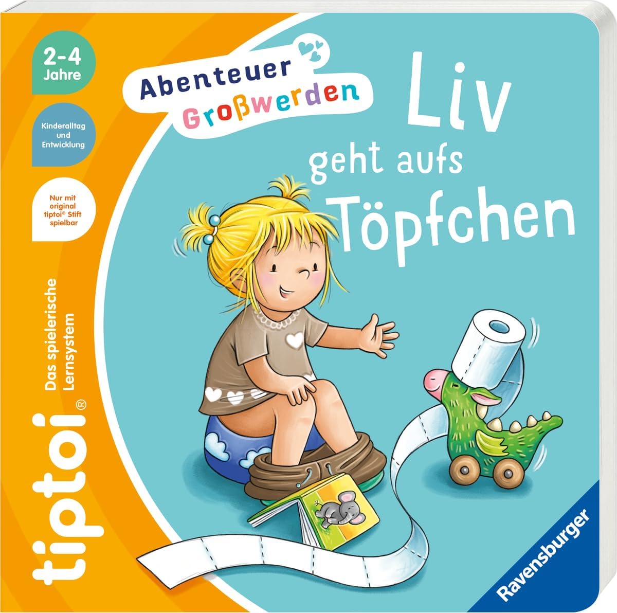 Ravensburger tiptoi ® Zestaw książek | Mój duży atlas świata + 00110 tiptoi Der Pen + mapa świata dla dzieci - kraje, zwierzęta, kontynenty