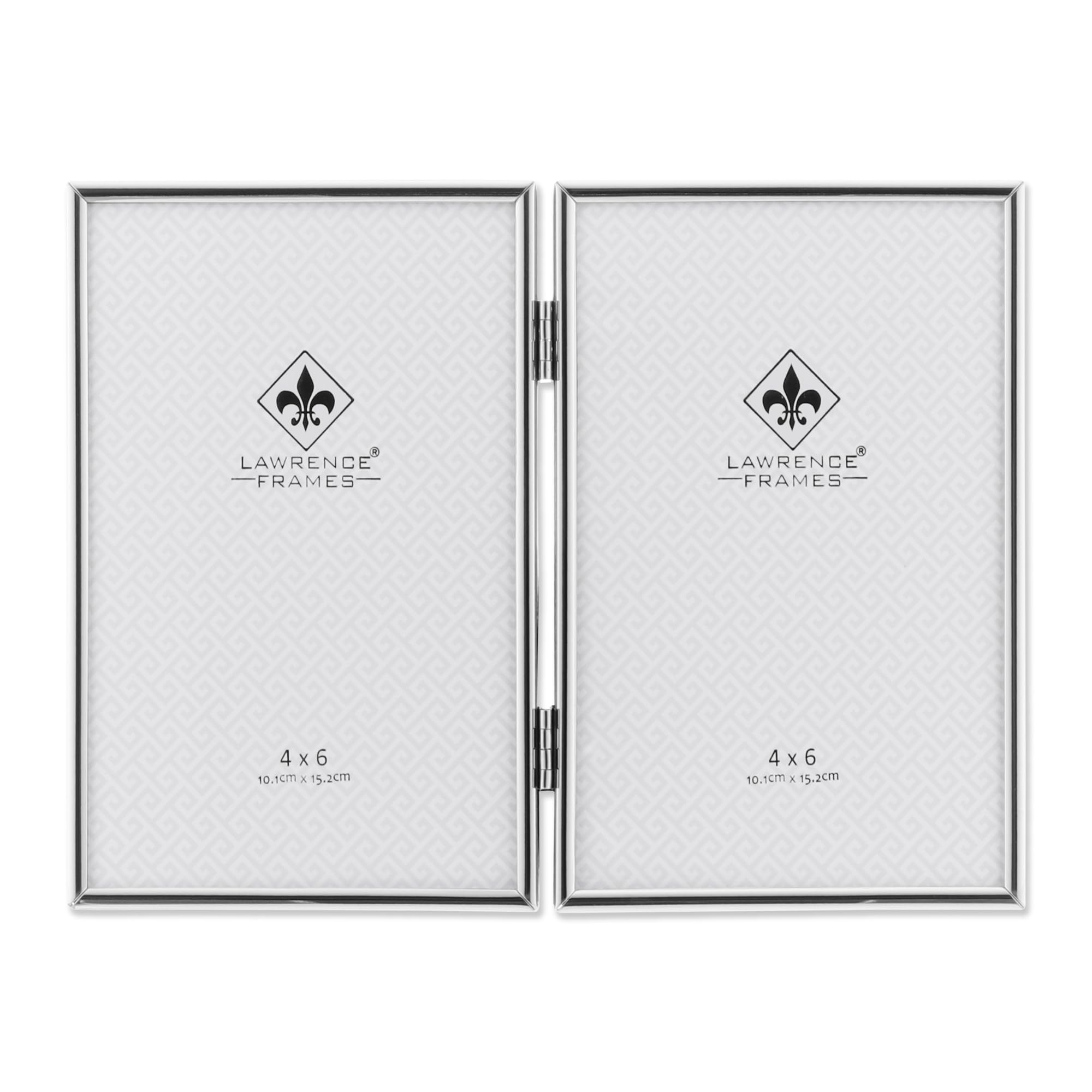 Cadre photo en métal argenté Lawrence Frames 650046D Simply 16x11 cm