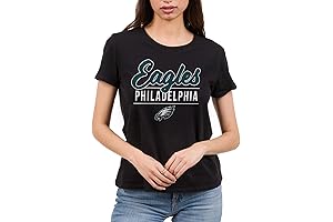 Junk Food Clothing Women's Philadelphia Eagles Fan Favorite Short Sleeve Fan Shirt