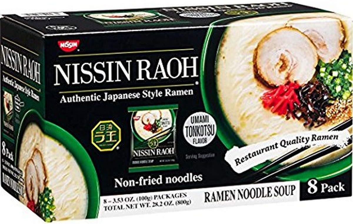 Nissin Roah Ramen Non Fried (8/ 3.53 Ounce ) (Net Wt 28.2 Ounce ), 28.2 Ounce (Pack of 8)