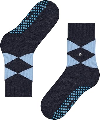 Burlington Cosy Argyle Slipper Socks Wool