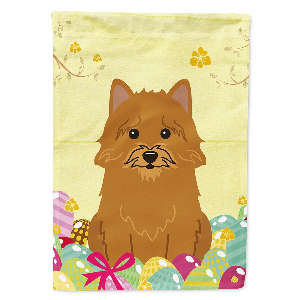 Œufs de Pâques Norwich Terrier drapeau de maison grand format multicolore Caroline's Treasures
