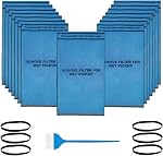 SpaceTent 15 Pack Wet Dry Vac Filter Bags for Stinger Select Husky Bucket Head 2-1/2-Gallon To 5-Gallon Shop Vacuums, Replacement Parts# MultiFit VF2000, WORKSHOP WS01025F, Craftsman 9-38737