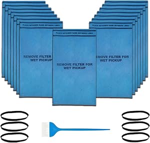 SpaceTent 15 Pack Wet Dry Vac Filter Bags for Stinger Select Husky Bucket Head 2-1/2-Gallon To 5-Gallon Shop Vacuums, Replacement Parts# MultiFit VF2000, WORKSHOP WS01025F, Craftsman 9-38737