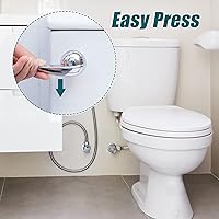 Vista 7 de Enhon Kit de repuesto universal de mango de inodoro compatible con el estándar americano 738995-0020A Champion4, piezas de manija de inodoro