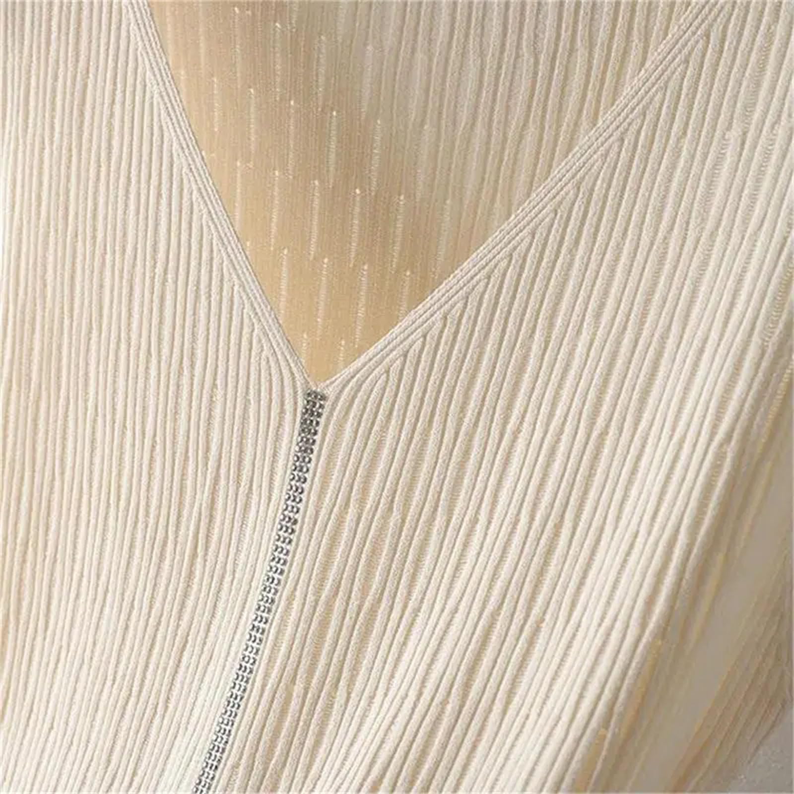 Camiseta corta de seda con tirantes para mujer, cuello en V, base delgada