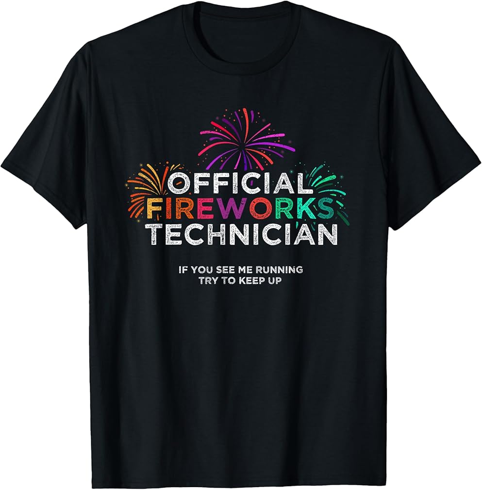Official Fireworks Technician Shirt T-Shirt