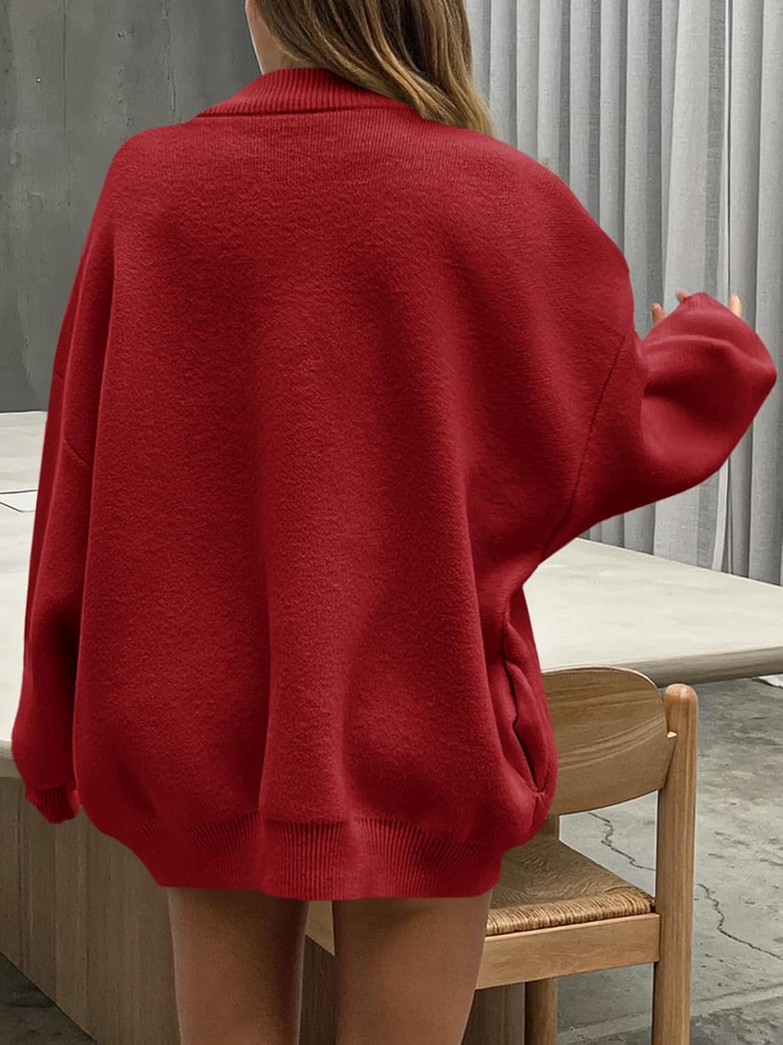 Cicy Bell Womens Oversized Chunky Cardigan Sweaters Trendy Button Down Knit Sweater 2025 Fall Winter Warm Jackets Outfits - Image 5