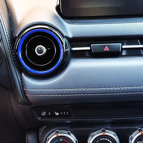 Miniatura 5 de Anillo de salida de aire acondicionado de aire acondicionado para Mazda MX-5 MX5 Mazda 2 CX-3 CX3 RF ND Accesorios de coche