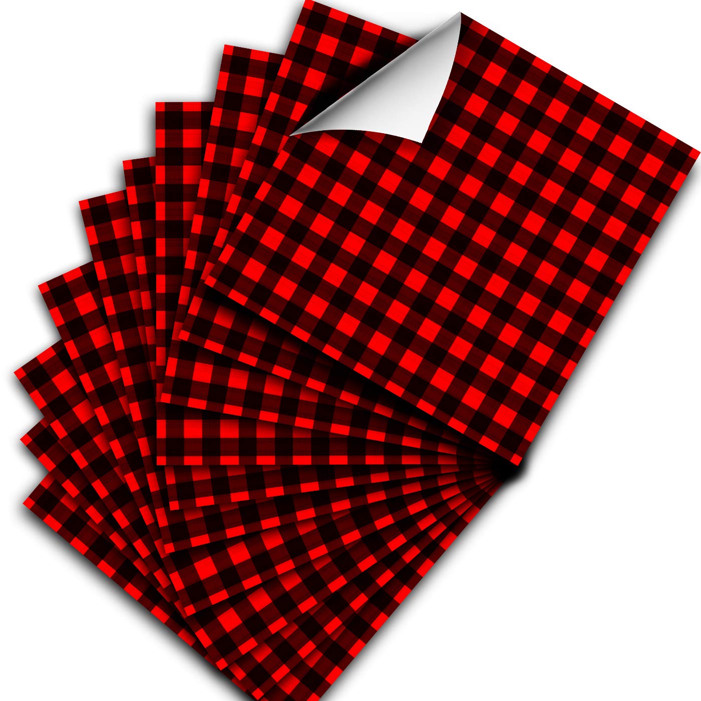 Buffalo Plaid Craft Vinyl (5)