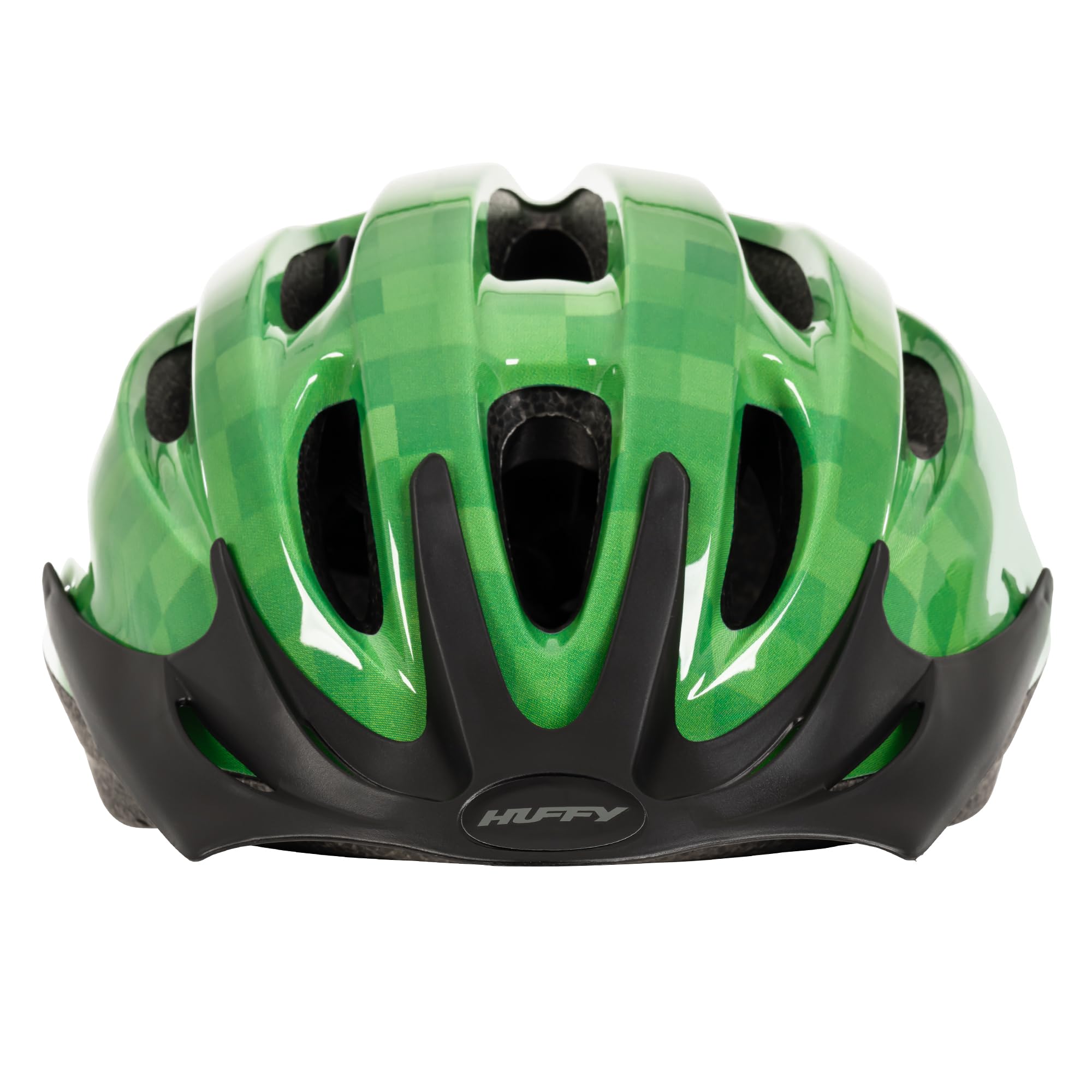 Minecraft Casque de vélo pour Enfants - Design Officiel Creeper - Casque de sécurité réglable pour garçons et Filles à partir de 3 Ans - Protection légère pour Tour de tête de 50 à 54 cm Huffy
