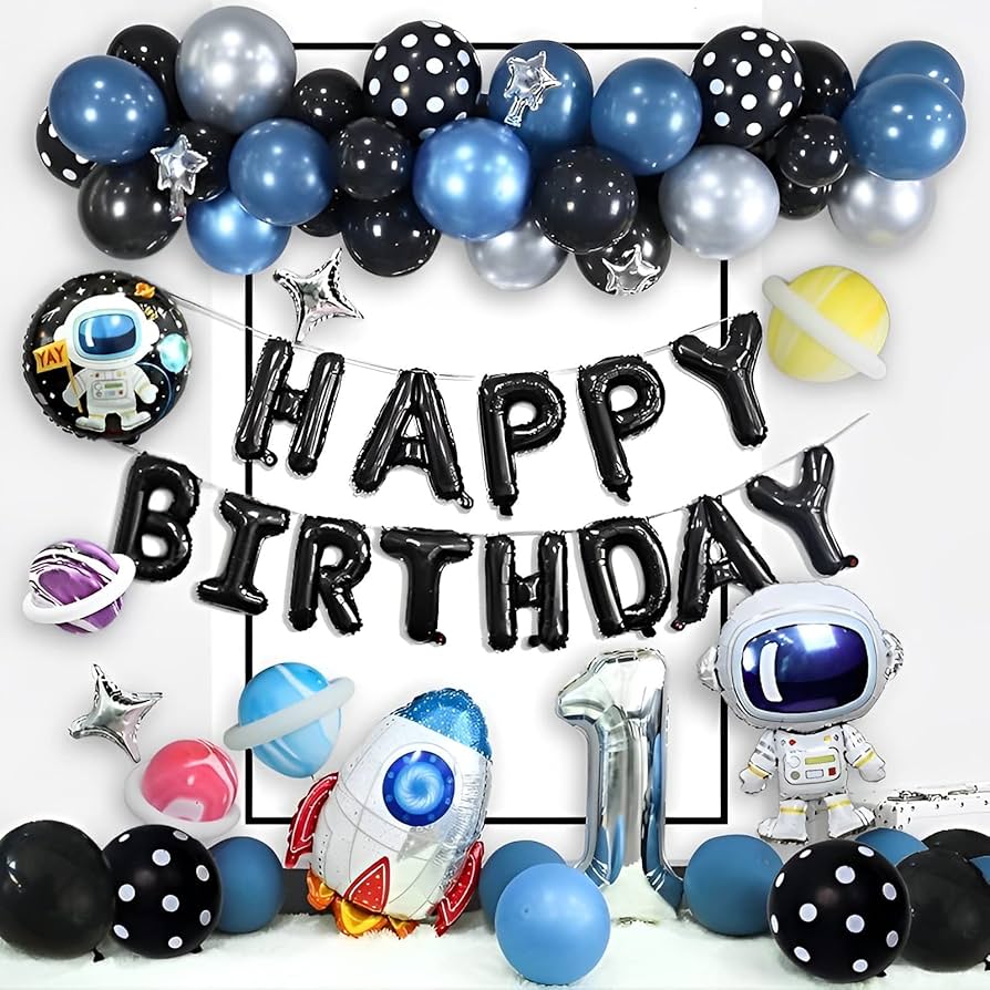 Amazon | frontier balloon 宇宙バルーン お誕生日セット 宇宙