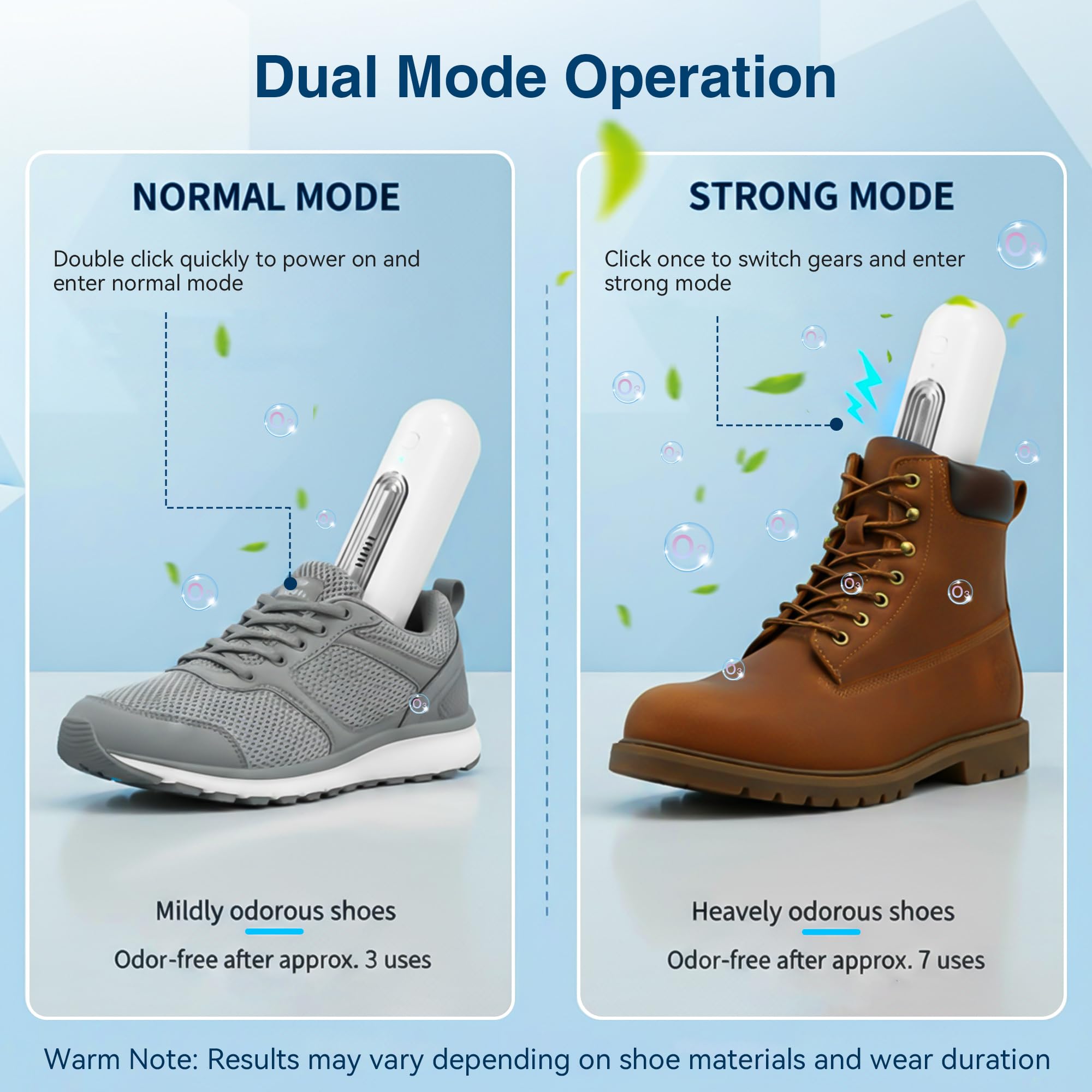 Qualirey Chemical-Free Shoe Deodorizer (2-Pack) Gallery Image