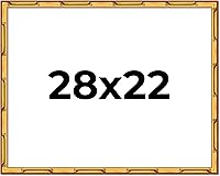 Vista 63 de Poster Palooza Marco de madera maciza de bambú dorado de 12 x 8 pulgadas con acrílico UV, respaldo de tablero de espuma y accesorios para colgar