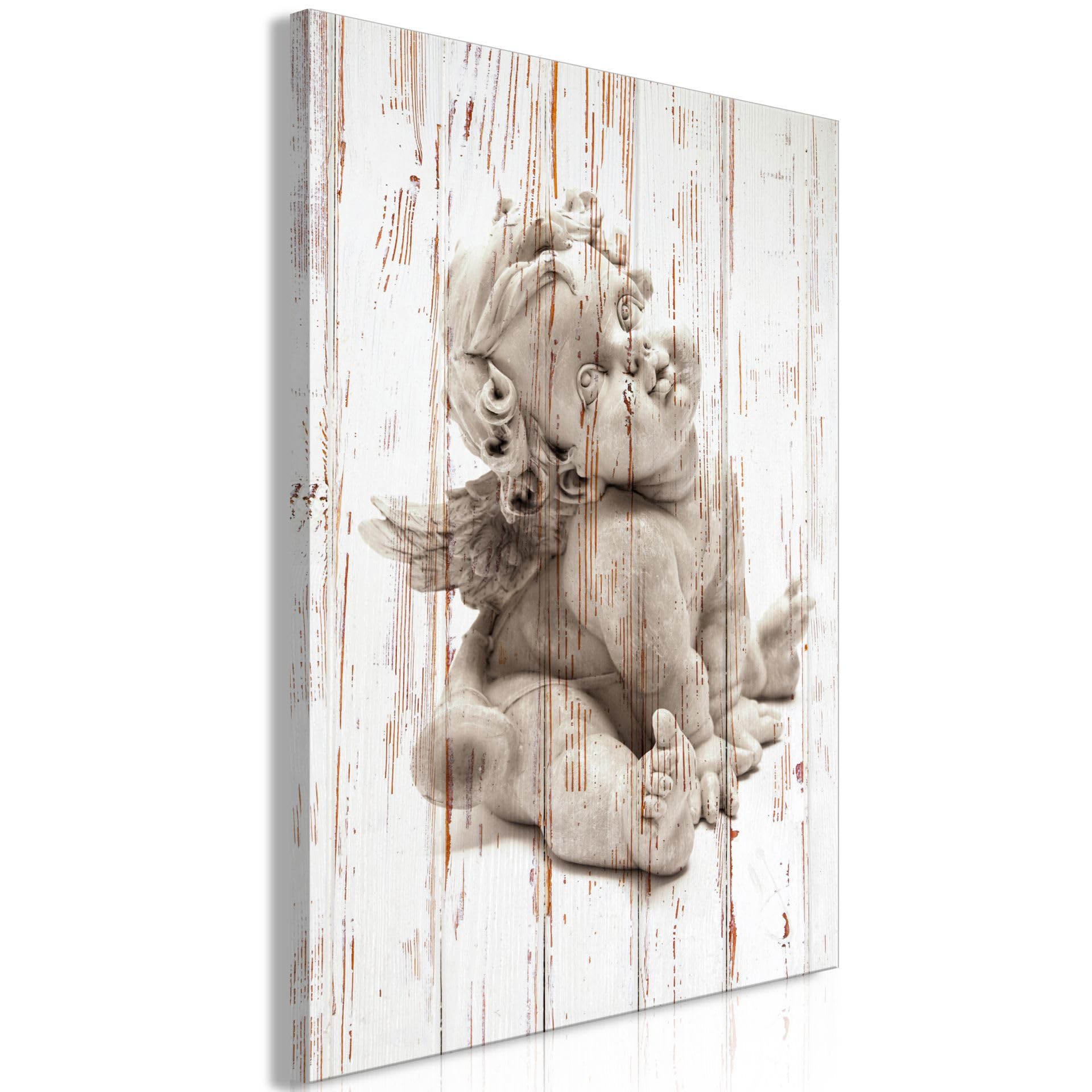 KunstLoft Handbemaltes Wandbild ‚Fliegengewicht‘ – 70x100 Cm, Leinwand Auf Keilrahmen, Motiv Elefant Bunt