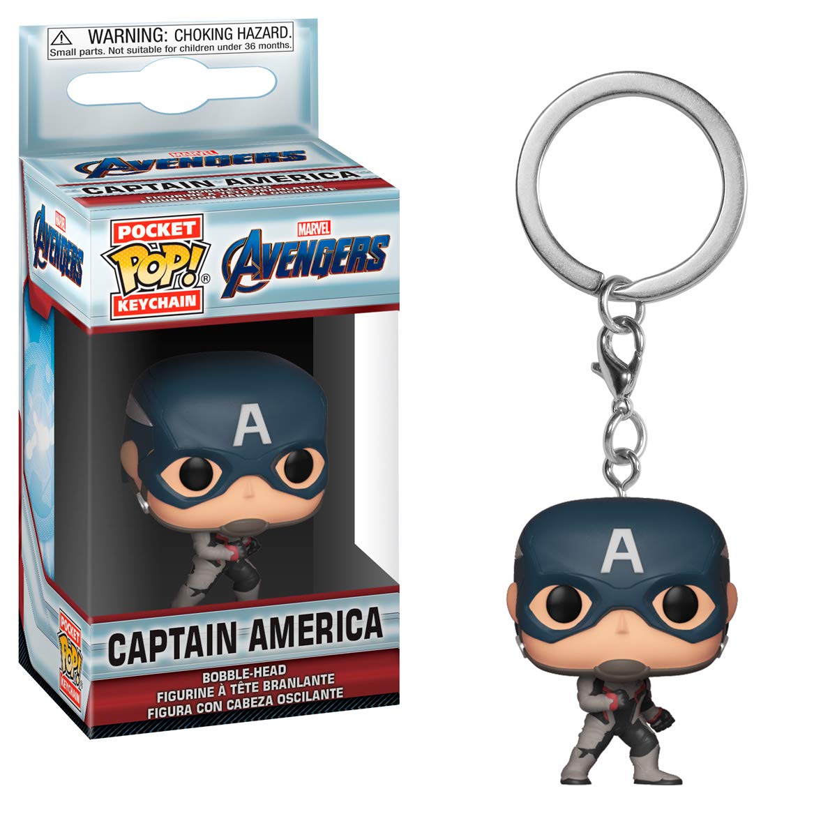 Amazon.com: Funko Pop! Keychains: Avengers Endgame - Captain