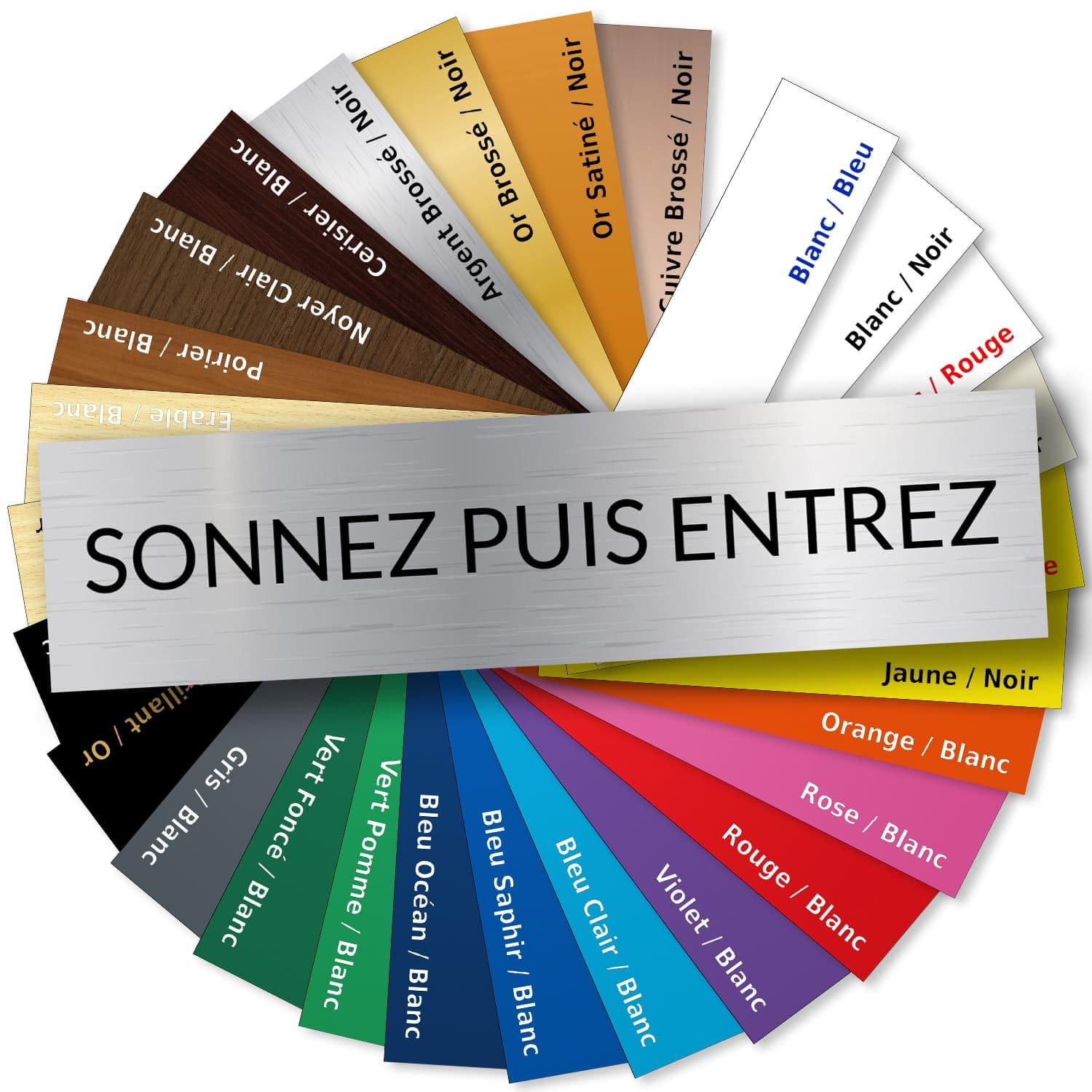 Targhetta Autoadesiva Personalizzata Per Campanello - Alluminio Spazzolato, 6x1.5 Cm - Foto 6