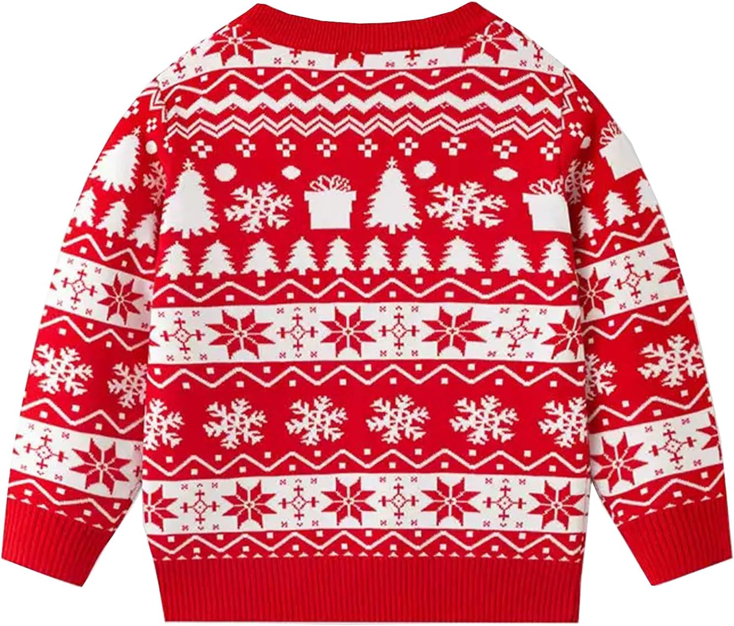 Ugly Christmas Sweater for Girls Funny Xmas Knit Pullover Shirts Kids Child Holiday Jumper Tops Outfit 2-14 Years - Image 2