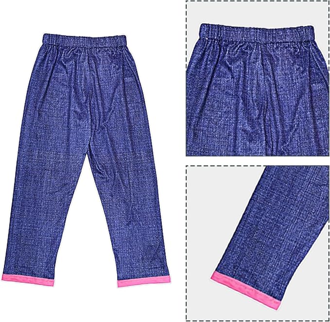 Disfraz completo para niñas con leggins y chaqueta tejida miniatura 4