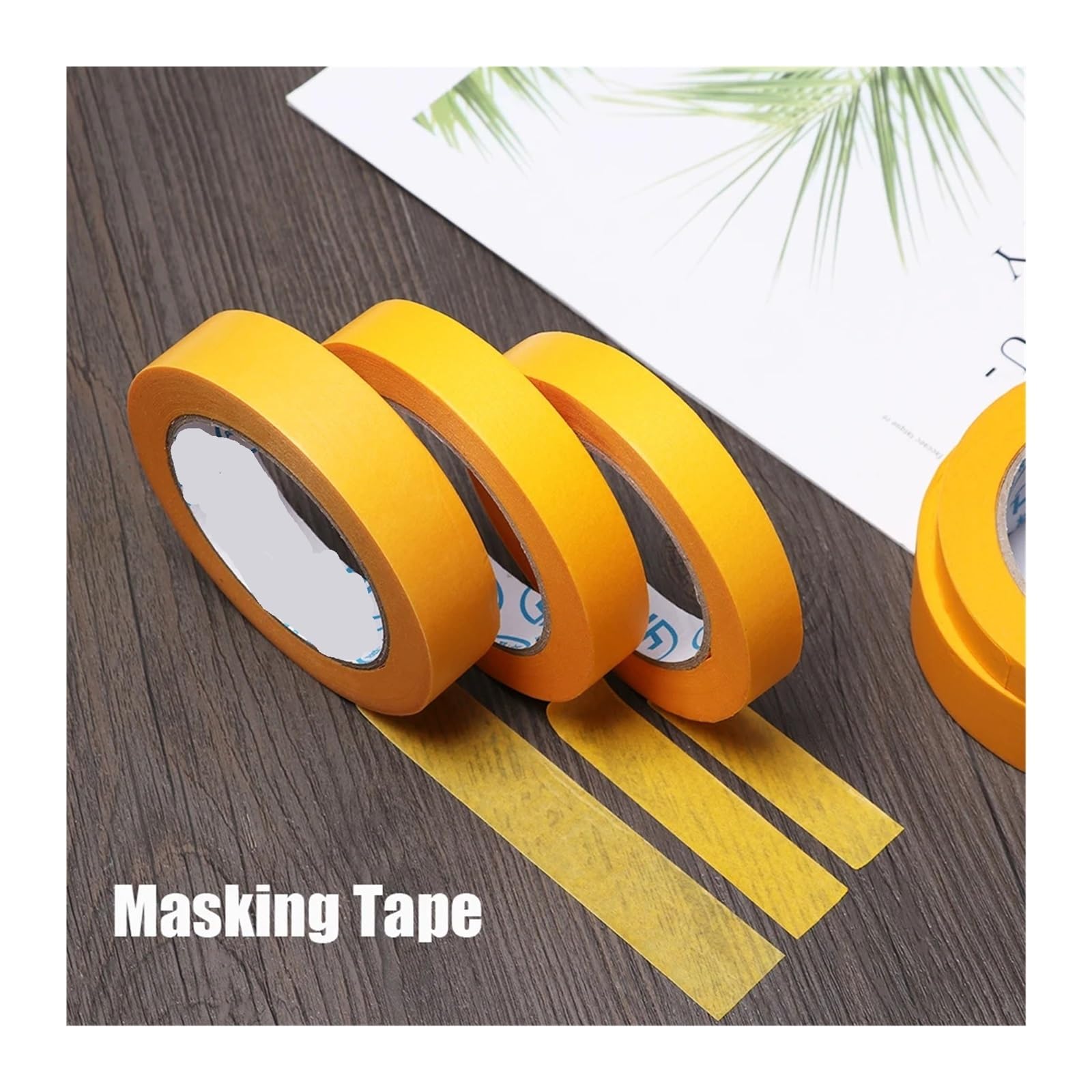 Nastro Di Carta Nastro di bellezza in carta da 10 pezzi da 50 m | Pittura fai-da-te, decorazione spray, mascheratura for protezione solare(12mmx50m)