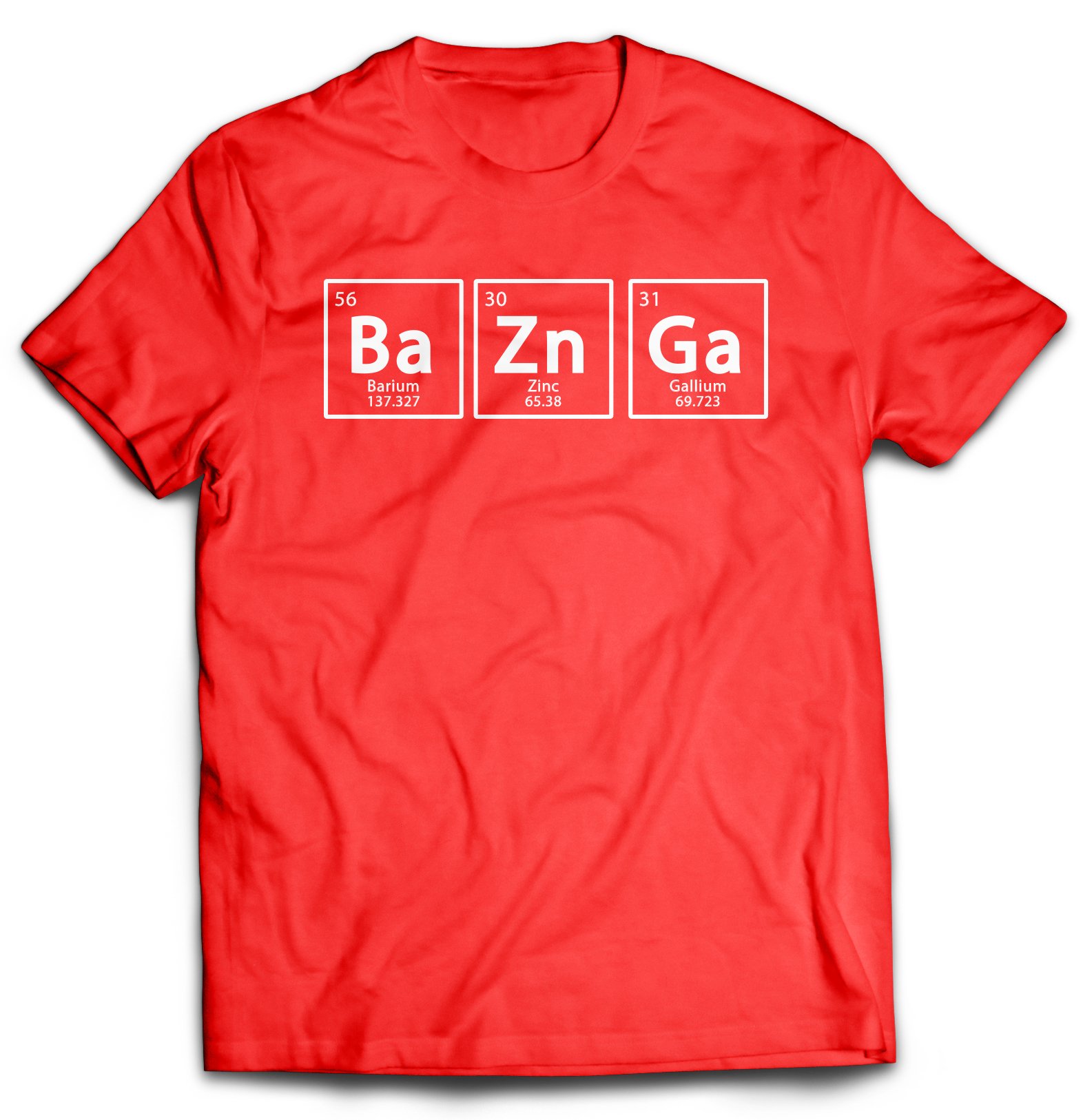 Revel ShoreBa-Zn-Ga Chemical Element Big Bang T-Shirt