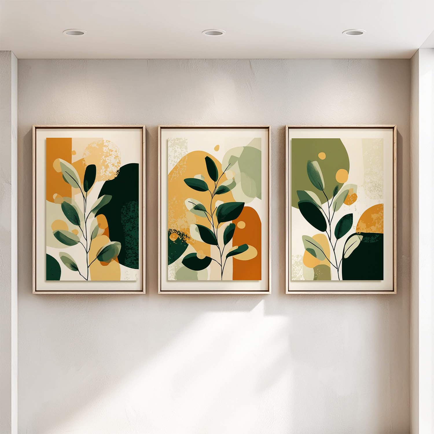 Obrazy na płótnie, duże, 40 x 60 x 3, dekoracja ścienna do salonu, sypialni, domu, biura, boho, botaniczne, kolorowe gałązki, geometryczne, pokojowe, dekoracja pokoju, obraz artystyczny, plakat