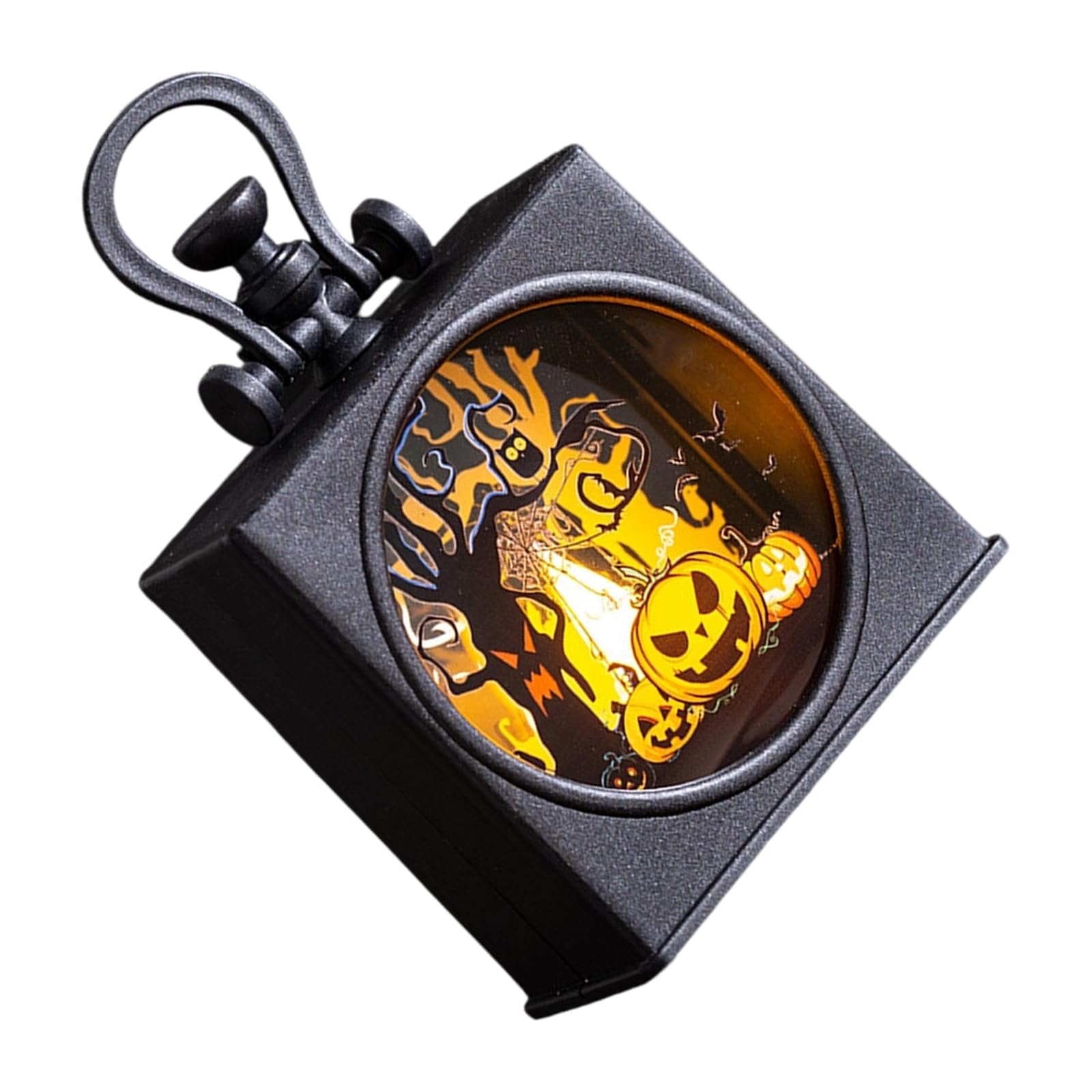 PANGBOER Display Accent and Top Loop for Shelf and Party Table Use Halloween Entryway Decor with Warm Glow Lighted Halloween Decor with Black Body