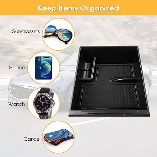 Miniatura 3 de LFOTPP Mazda MX-5 Miata NC - Organizador de consola central para MX-5 2006-2014 (deporte, club y Grand Touring), bandeja de almacenamiento para