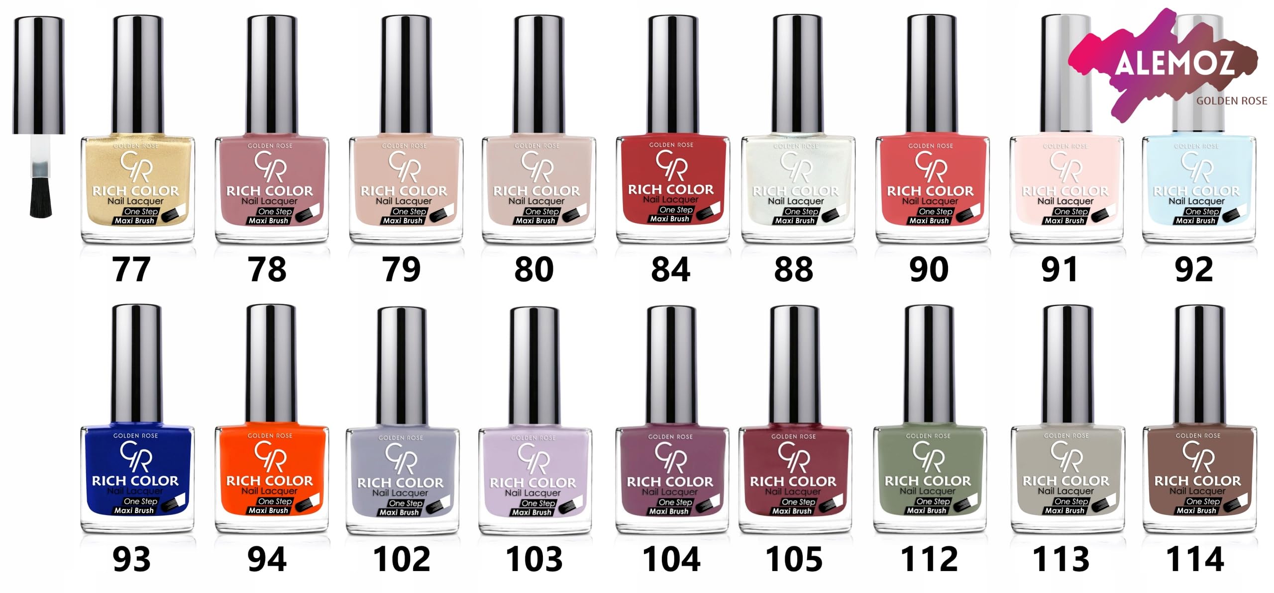 Golden Rose Rich Color Nail Lacquer Oje - 102