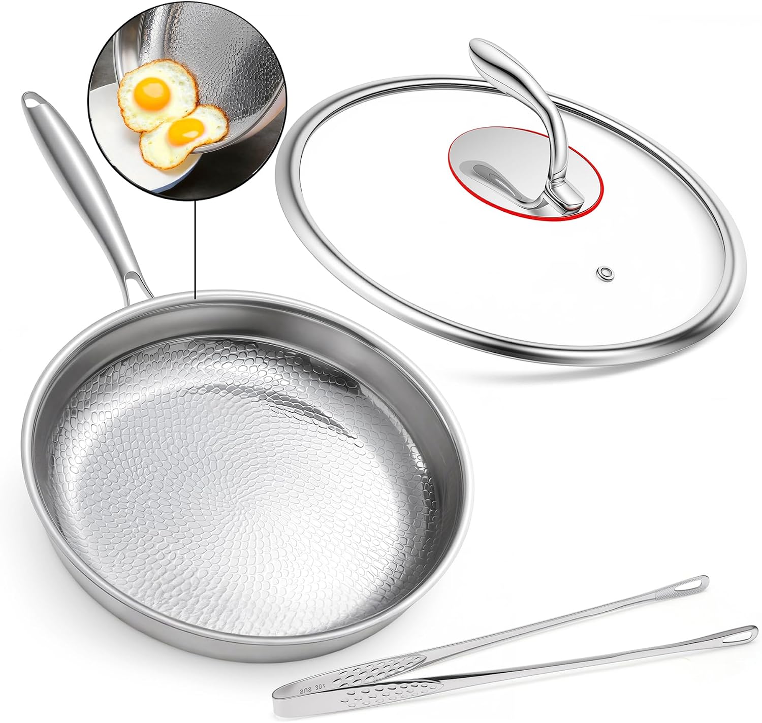 AVOWB.T.Q Titanium Pans for Cooking