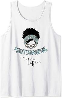Amantes de la Fotografía Fotógrafo Cámara Photography Life Camiseta sin Mangas